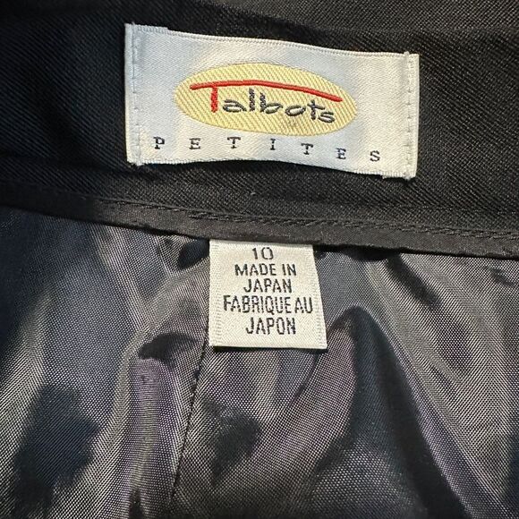 Talbots black wool pants. Size 10P. - Picture 4 of 6